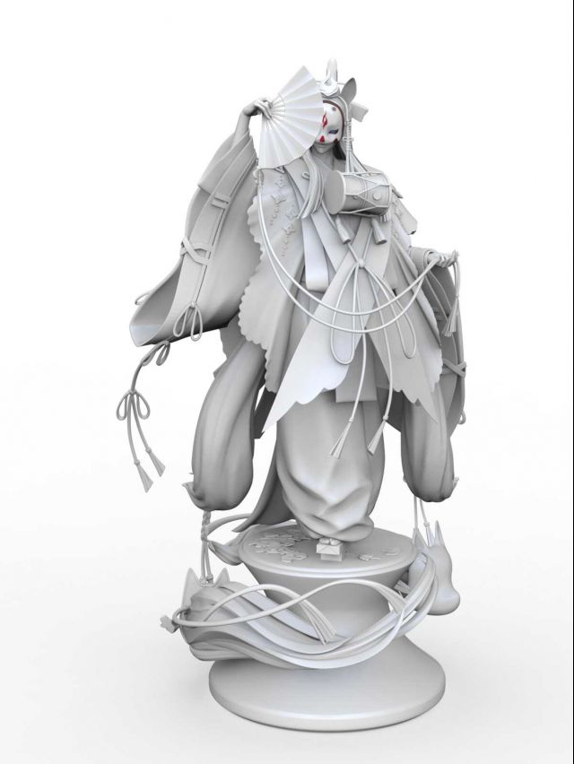 阴阳师玉藻前手办模型